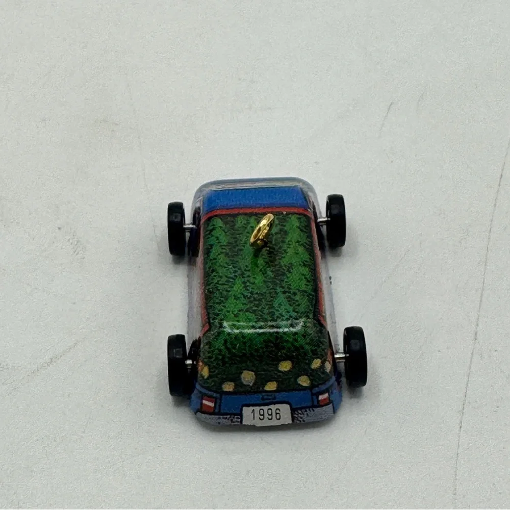 Hallmark Keepsake Miniature Ornament- On the Road tin car
